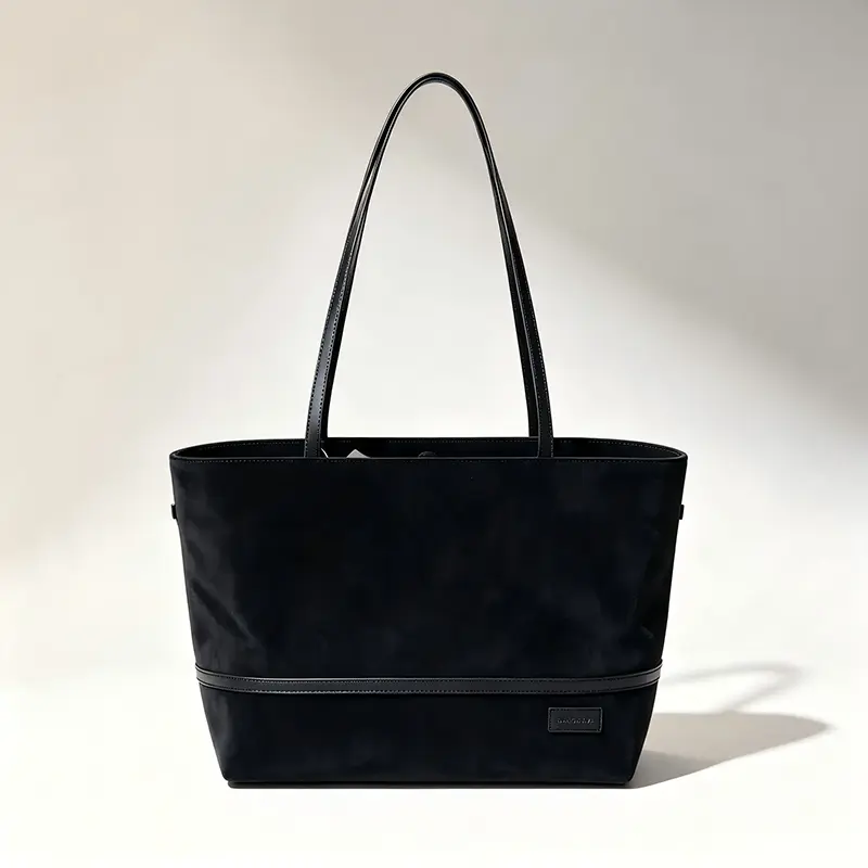 Geantă tote din piele lucrată manual